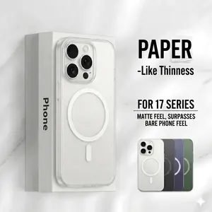 iPhone 16 Pro Transparent Case, Ultra-Thin and Clear, Anti-Yellowing, Durable Shockproof, Full-Body Protection, Lightweight Design