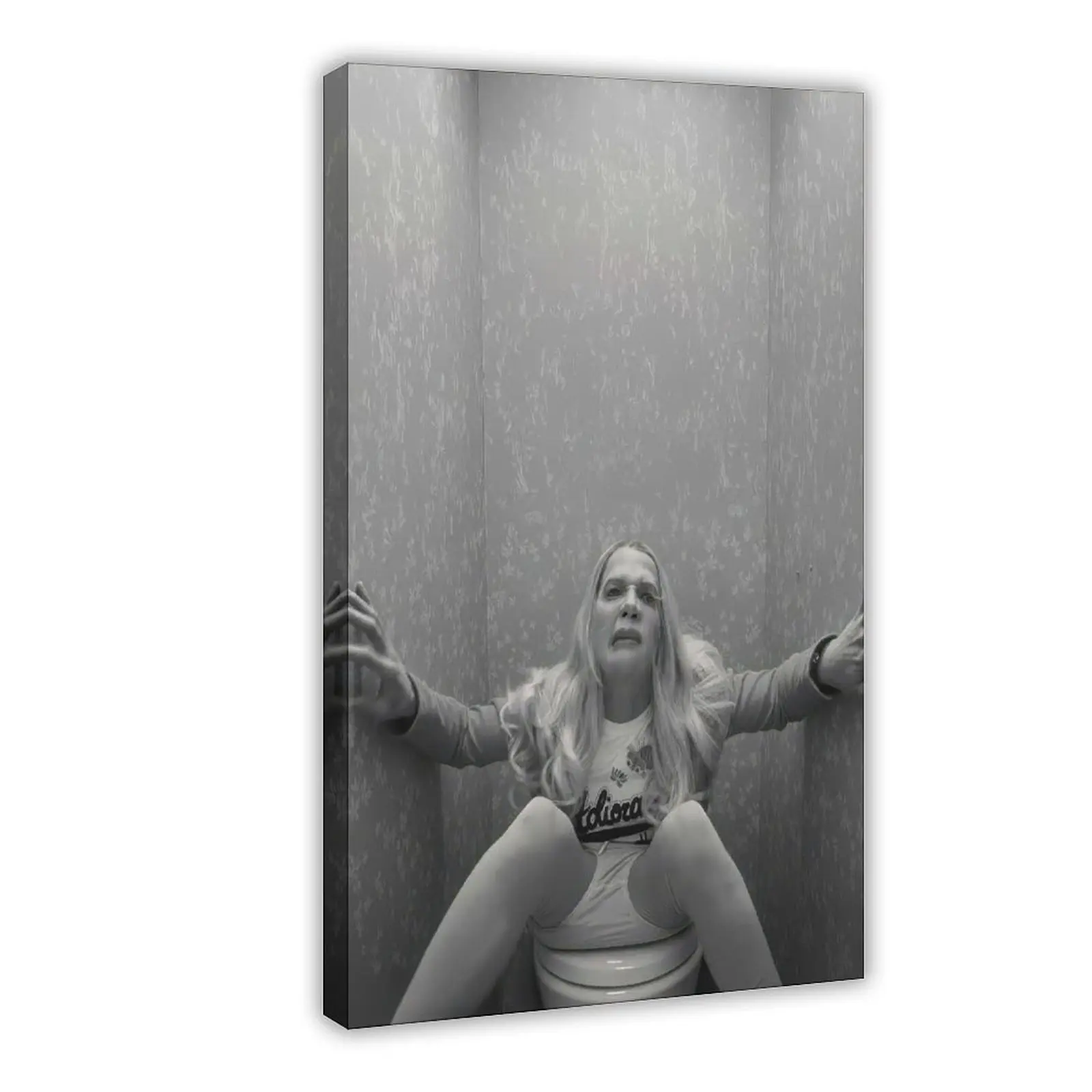 White Chicks Toilet Scene Artistic Print - Black and White Funny Movie Poster, Eco-Friendly Multi-Size Girls Bathroom Wall Decor, Acid-Free Paper Waterproof Ink Home Supplies Frame-Style Art, Decoration
