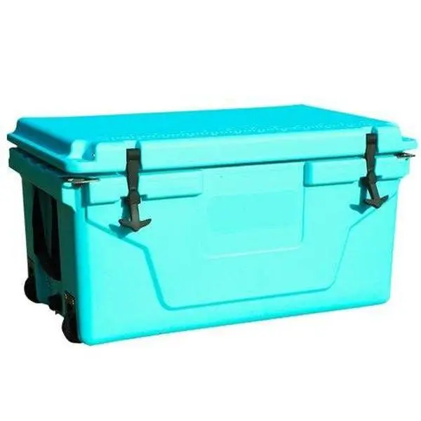 Trending Blue Color 65QT Outdoor Cooler Fish Ice Chest Box Popular Camping Cooler Box