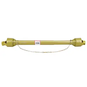 PTO Shaft 1 3/8" PTO Drive Shaft, 6 Spline End Round End PTO Driveline Shaft, 39-55 in Brush Hog PTO Shaft w/Safety Shield for Bush Hog/Finish Mower/Rotary Cutter