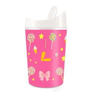 Unique DIY Slushie Cup,Quick Frozen Homemade Single-Serving Slushies,Magic Quick Frozen,Double Layer Squeeze Cup Slushy Maker for Kids Friends Family, BPA-free