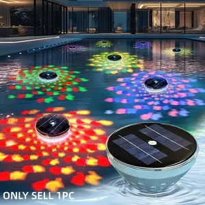 Solar Floating Pool Light, LED Design, Auto Color Changing, Ideal for Pools, Koi Ponds, Fountains, Bathrooms, Gardens, Lawns, Solar Outdoor Lights
