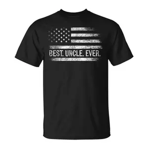 Uncle Ever American Flag Uncle Father's Day T Shirt, Gift For Uncle, Uncle Tshirt, Unisex Short Sleeve Tee, Casual Clothing