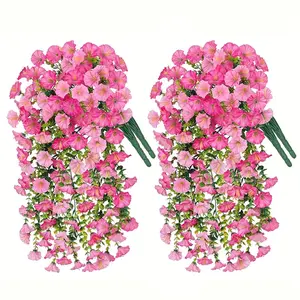 High-end dense spring artificial flowers with UV resistance for outdoor decoration, suitable for weddings, hotels, gardens, courtyards, photography, aesthetic room decoration, and seasonal celebrations. Faux Flowers