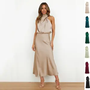 Summer Sleeveless Dress Ins Fashion Elegant Evening Party Club Clothing For Women