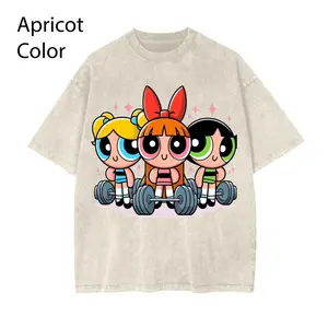 Cute Girl #Powerpuff Weightlifting T-Shirt, Cute Cartoon Weightlifting Tee, Unisex Graphic T-Shirt, Workout Fitness Top, Heavy Lifting Shirt, Gift for Cartoon Fans#Powerpuffff, Youth & Adult Shirt