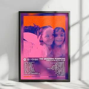 The Smashing Pumpkins "Siamese Dream" Album Cover Poster - with Complete Tracklist - NO FRAME