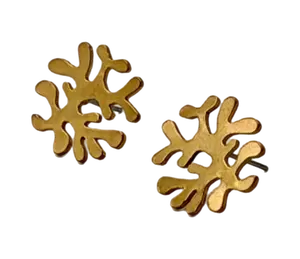 Mini Coral Reef Stud Jewelry Earrings