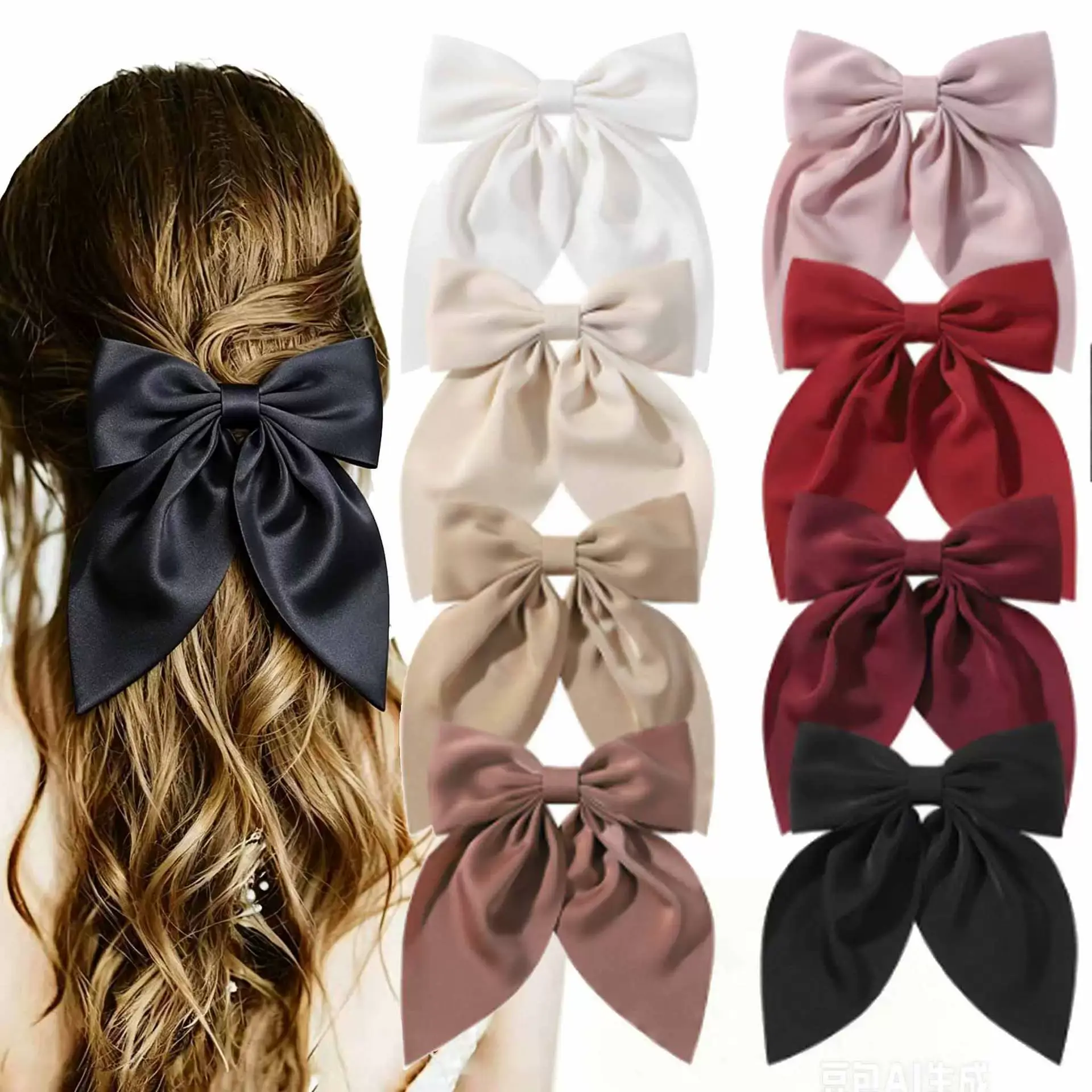 Bow Hair Clip, Hair Accessory, Secure Hold, Daily Styling