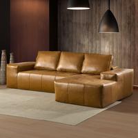 Vintage Tech-Waxed Canvas Right Chaise