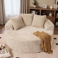 Beige Plush Corduroy