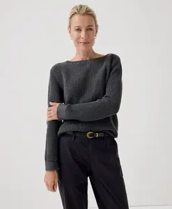 Women's Luxe Knit Boatneck Sweater