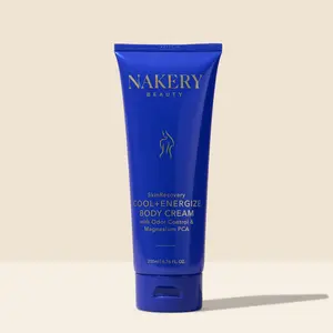 Nakery SkinRecovery Cool + Energize Body Cream with Magnesium to relax muscles Relieves Tension & Stress