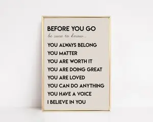 Affirmation wall art for kids, inspirational classroom decor, kids room decor, positive classroom wall art, printable wall art