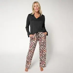 Comfort Code 2-piece Hacci Ribbed Knit PJ Set