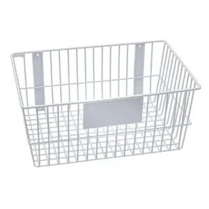 RACKEM RACKS  18 x 12 x 8 in. Wire Basket - White