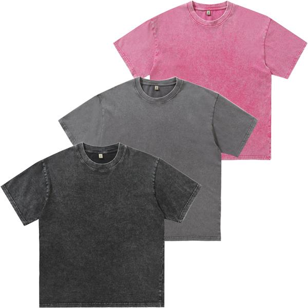 3 Pack Oversized Tshirts for Men Gym Vintage Heavyweight T Shirts Cotton Workout Acid Wash Baggy Tees Crewneck Top t shirts for men men's t shirts Stylish Menswear t shirts for men men's t shirts funny t shirt