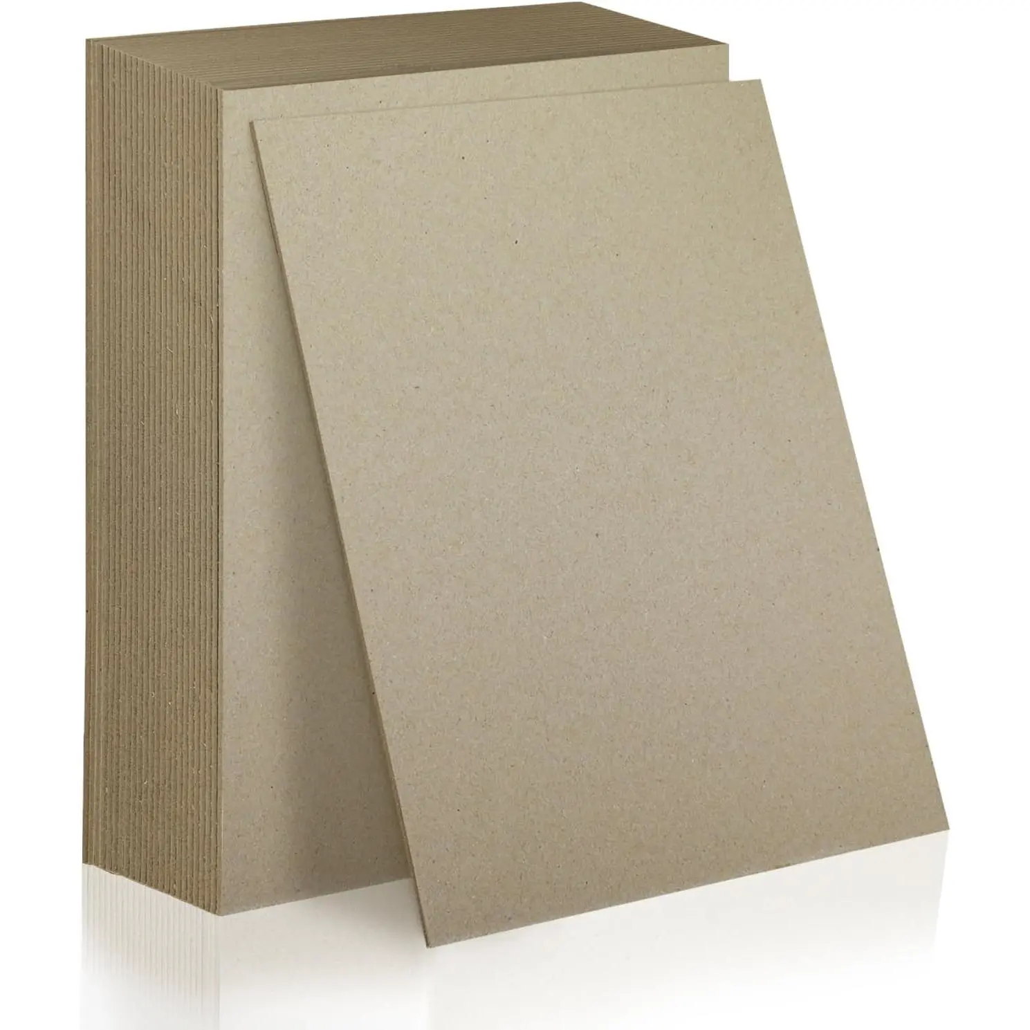 25 Sheets 12.5x10" Book Board 2 mm 80 PT for Book Binding Thick Grey Board for Bookbinding,Box Making. Chip Board for Supporting  Board Sheet