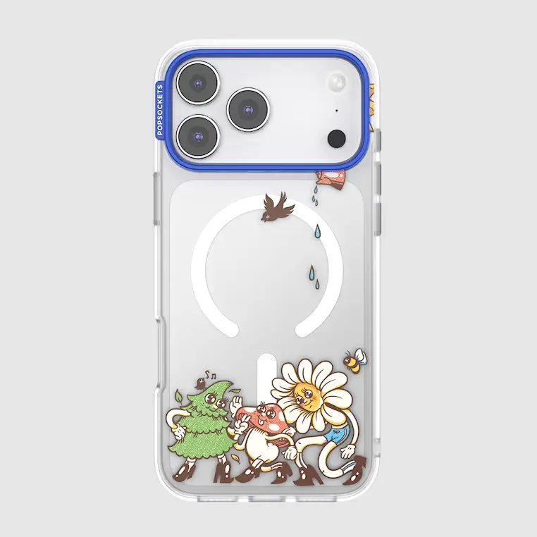 PopSockets Woodland Boogie MagSafe-Compatible Plastic Case for iPhone 17 Pro Max - Smartphone Protection, Camera Protector, Tech Accessory, Accessories