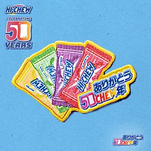 HI-CHEW 50th Anniversary 4-Inch Sew-On Patch