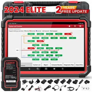 LAUNCH X431 PRO3S+ V5.0 2025 Newest Bi-Directional Car Scan Tool, Online Coding,OEM Topology Map,  41+ Service, CAN FD Connector, VAG Guided, AutoAuth FCA SGW