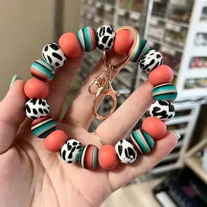 Modern serape wristlet