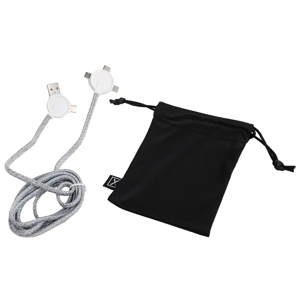 XACTLY Mens Lithium Charging Cable  - White