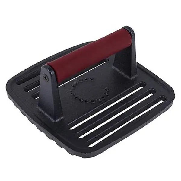 Curtis Stone Square Cast Iron Grill Press Curtis Stone Square Cast Iron Grill Press