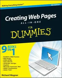 USED-Creating Web Pages All-in-One For Dummies by Richard Wagner (Paperback)