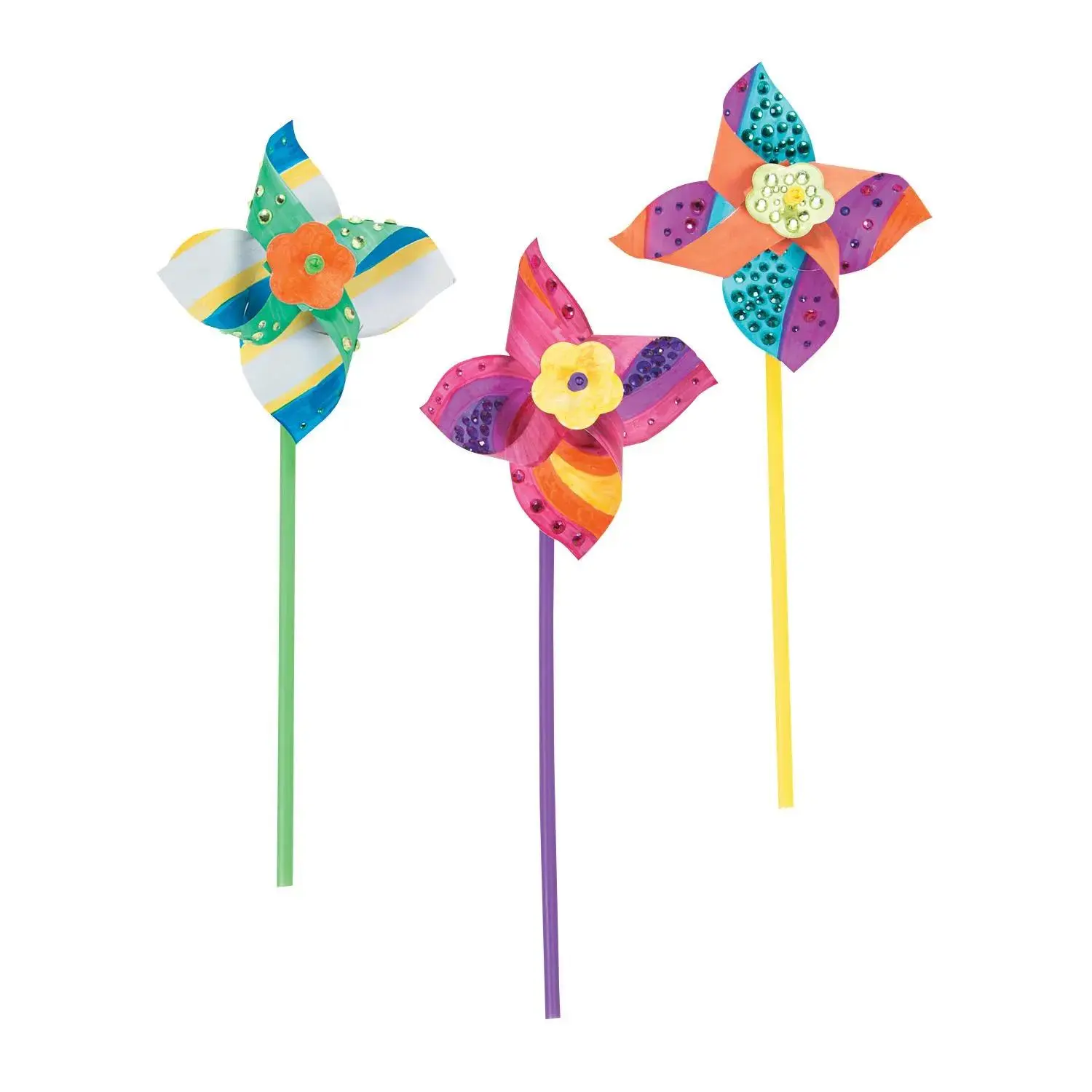 Do It Yourself Pinwheels, 48 Pc., Craft Kits, 48 Pieces