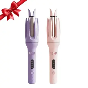 Fully automatic curling stick lazy curling tool electric rotary curler large curling without damaging hair 28mm Comfort Hair Curler,Negative Ion Automatic Hair Hair Curl Wand,Hair Styling Tools for Home,gifts for friend