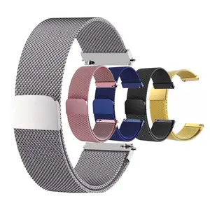 For Samsung Galaxy Watch 7 6 5 4 40 44mm Classic 42mm Milanese Loop Band Strap 20mm