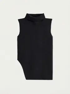Turtle Neck Cashmere Vest