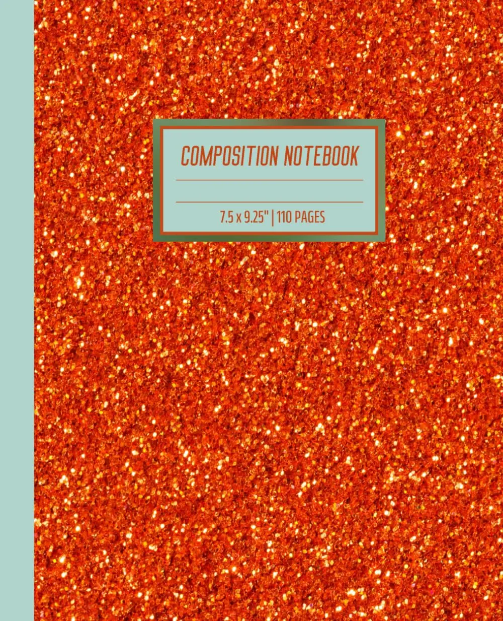 Composition Notebook: Taylor Inspired Showgirl Notebook Journal | 7.5 x 9.25" | 110 Pages | College Ruled