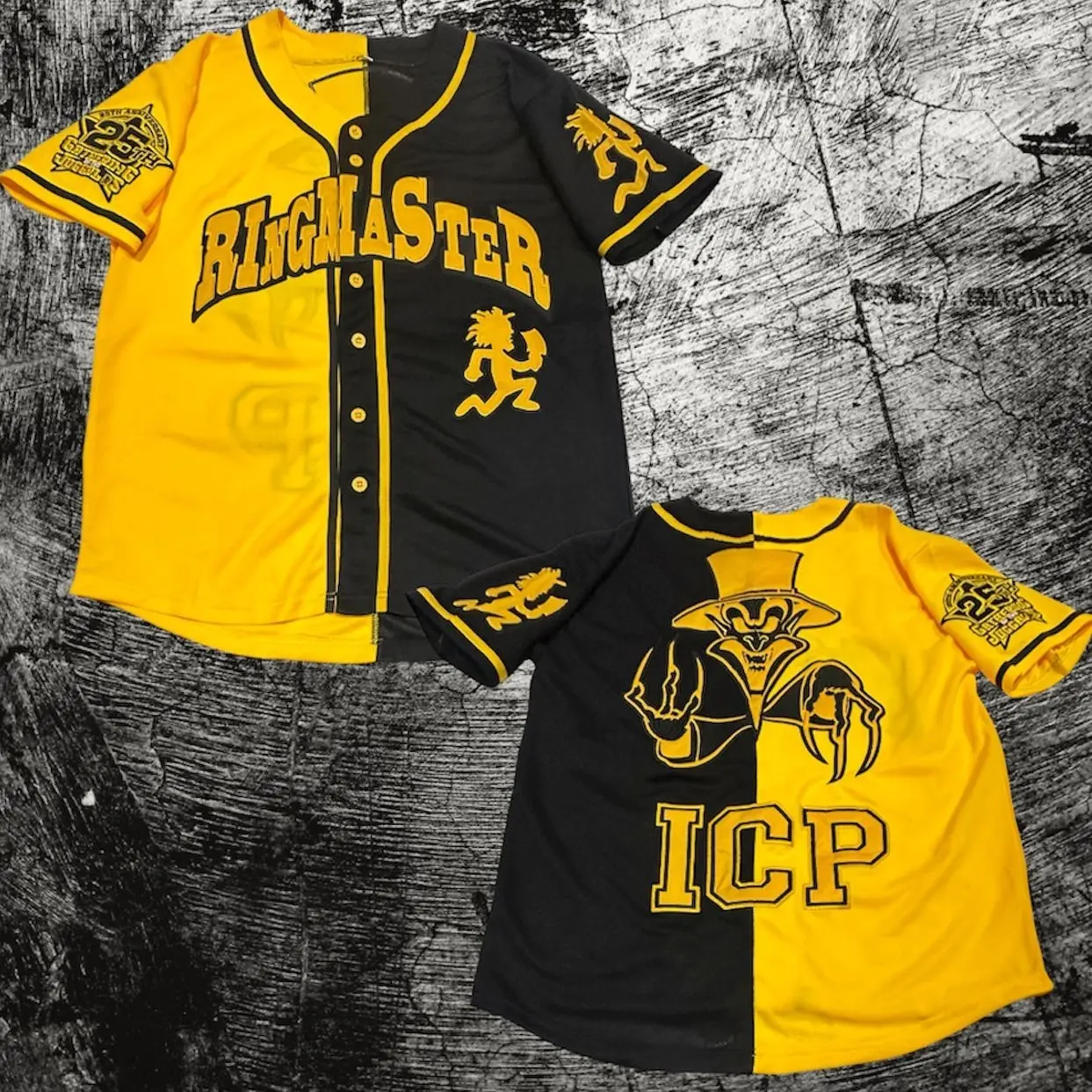 Split Colors Ringmaster Baseball Jersey, ICP Juggalo Jersey, Gift For Him, Gift For Her, For Any Season, Classic Styles