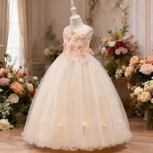 212 Pageant Dress Kids Party Bridesmaid Dresses For Girls Children Costume Wedding Dress Girl Vestido