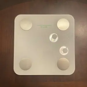 Ovutek Pink Smart Scale for Body Weight Digital Bathroom Scale BMI Weighing Body Fat Scale Accurate Body Composition Monitor with Smartphone App Compact Size 400lb Bluetooth Connectivity