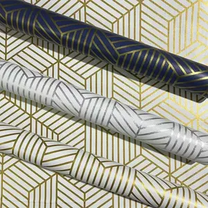 Geometric Pattern Wallpaper, 1 Count Self Adhesive Wall Sticker, Decorative Wall Paper for Home Living Room Bedroom, Home Decor Supplies