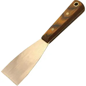 30 mm Spackle Putty Knife Hand Scraper Tool| Non-Sparking Aluminum Bronze Paint Scraper and Drywall Knife