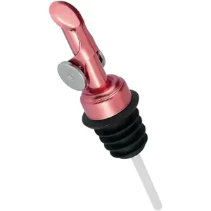 Automatic Pour Spout, Stainless Steel, Leak-Proof, For Olive Oil, Vinegar,  & More (Rose)