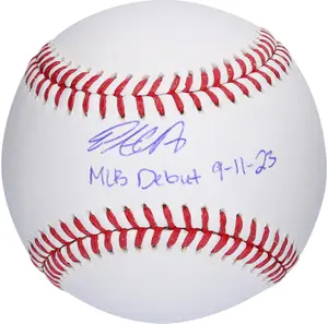 Pete Crow-Armstrong Chicago Cubs Autographed Baseball with "MLB Debut 9/11/23" Inscription - Fanatics Authentic Certified