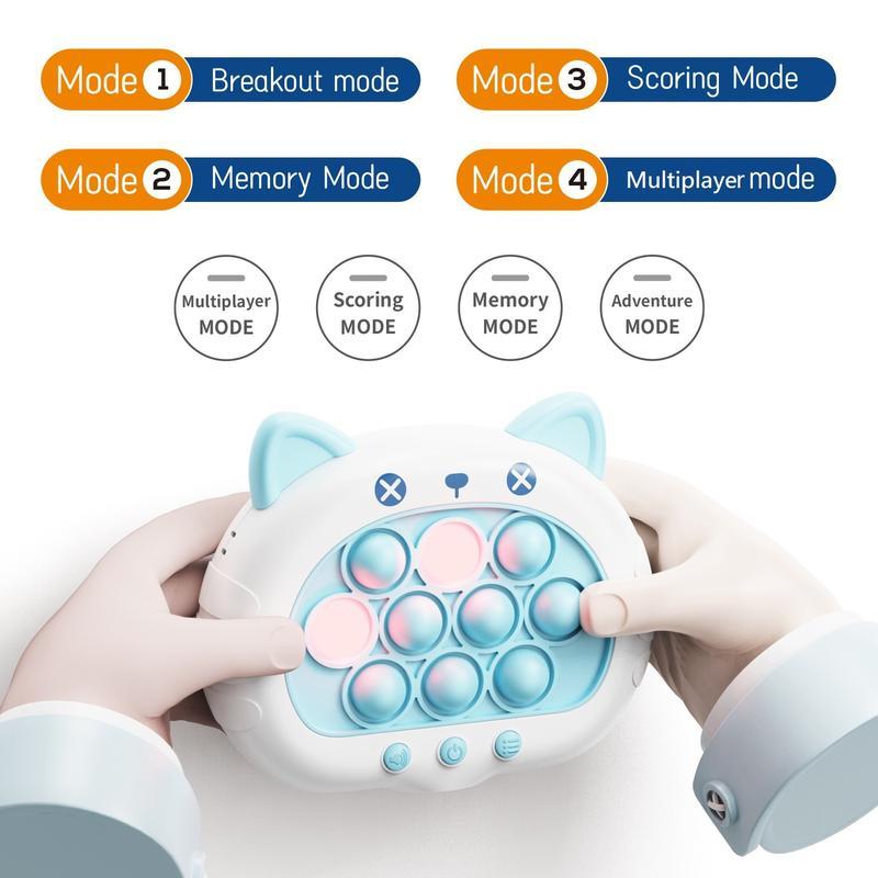 Fast Quick Push Game Bubble Stress Relief Toys for Kids 3rd Generation Cute Animals Version Trendy Fun Interactive Activity