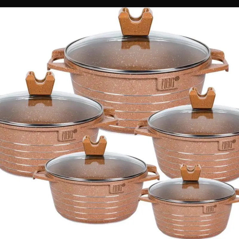 Premium Granite nonstick cookware set 5/pieces