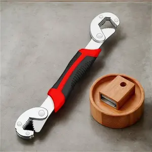 Multi-Functional Adjustable Double-Ended Wrench - Universal Pipe Plier for Home Repairs, DIY Projects (Indoor/Outdoor)