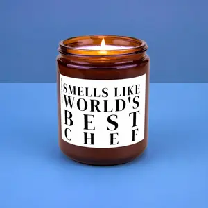 Chef Gift Head Chef Appreciation Candle Culinary Student Hand Poured Soy Wax Candle Smells Like Worlds Best Chef