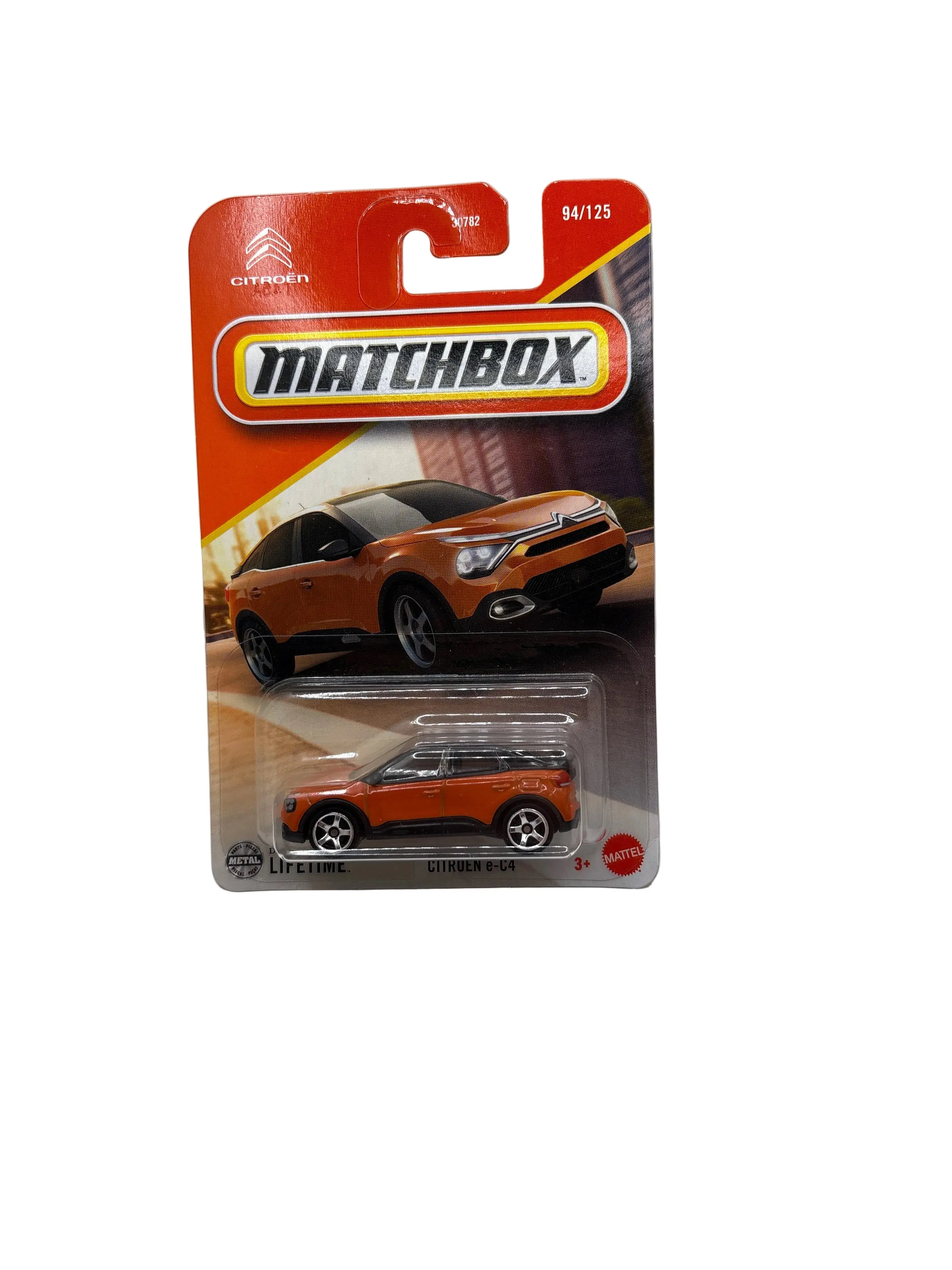 Matchbox Citroen e-C4 Diecast orange