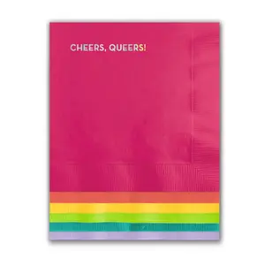 CHEERS QUEERS PRIDE NAPKINS