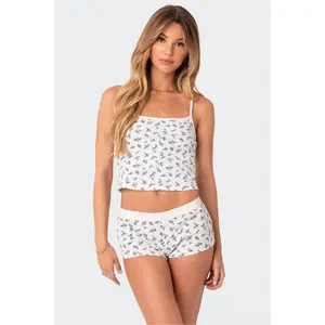 Pamper Waffle Tank Top