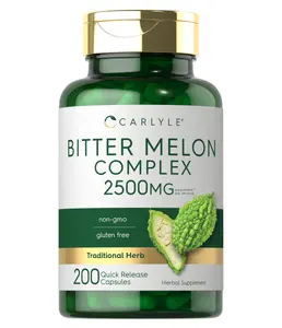 Carlyle Bitter Melon Capsules 2500 mg | 200 Count | Non-GMO & Gluten Free Extract | Complex Supplement