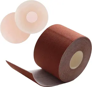 Boobytape for Breast Lift Plus Size, Boob Tape Breasts Lift Tape for Women, Invisible Adhesive Bra, Backless Bras for Women